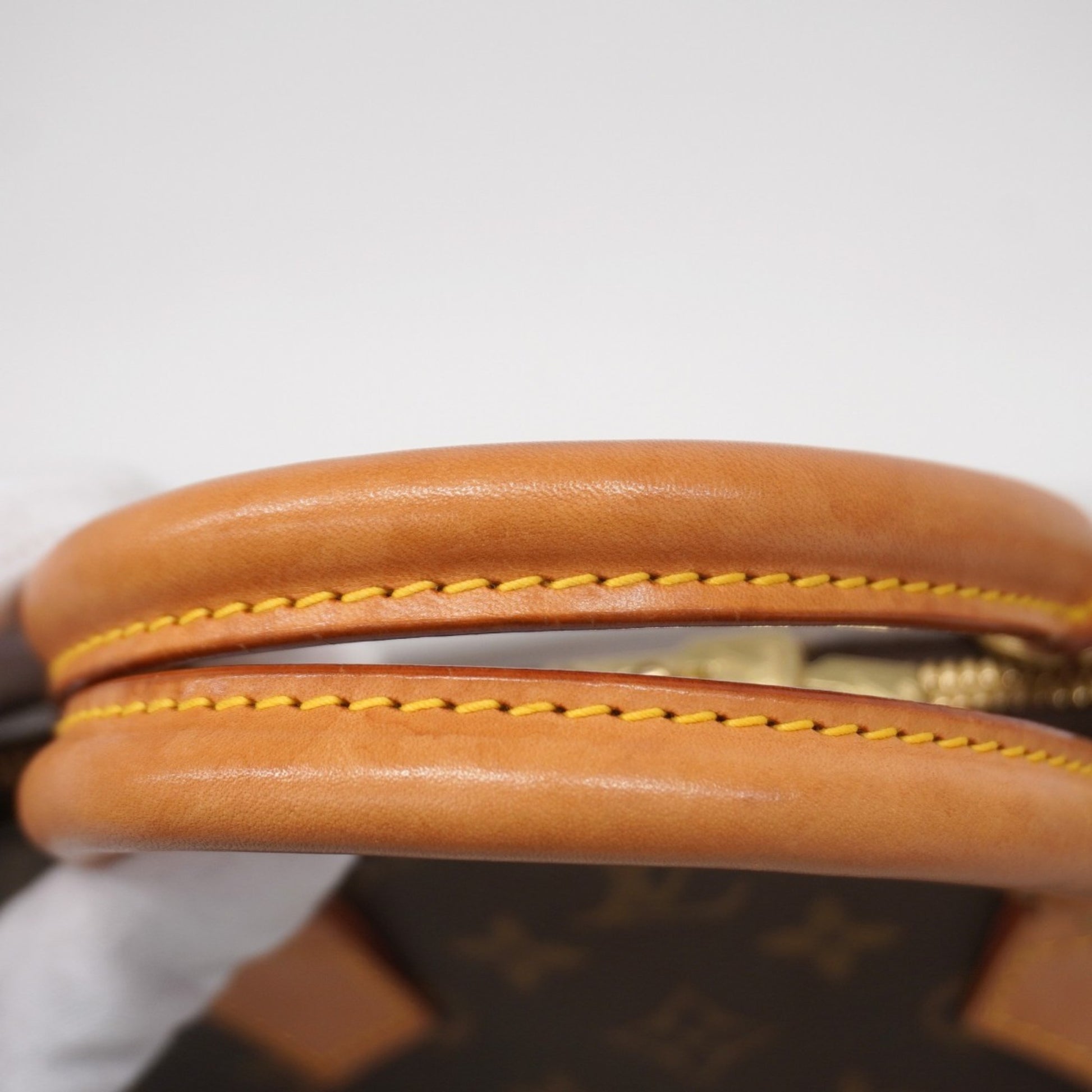Louis Vuitton Alma, Brown, Canvas, handbag
