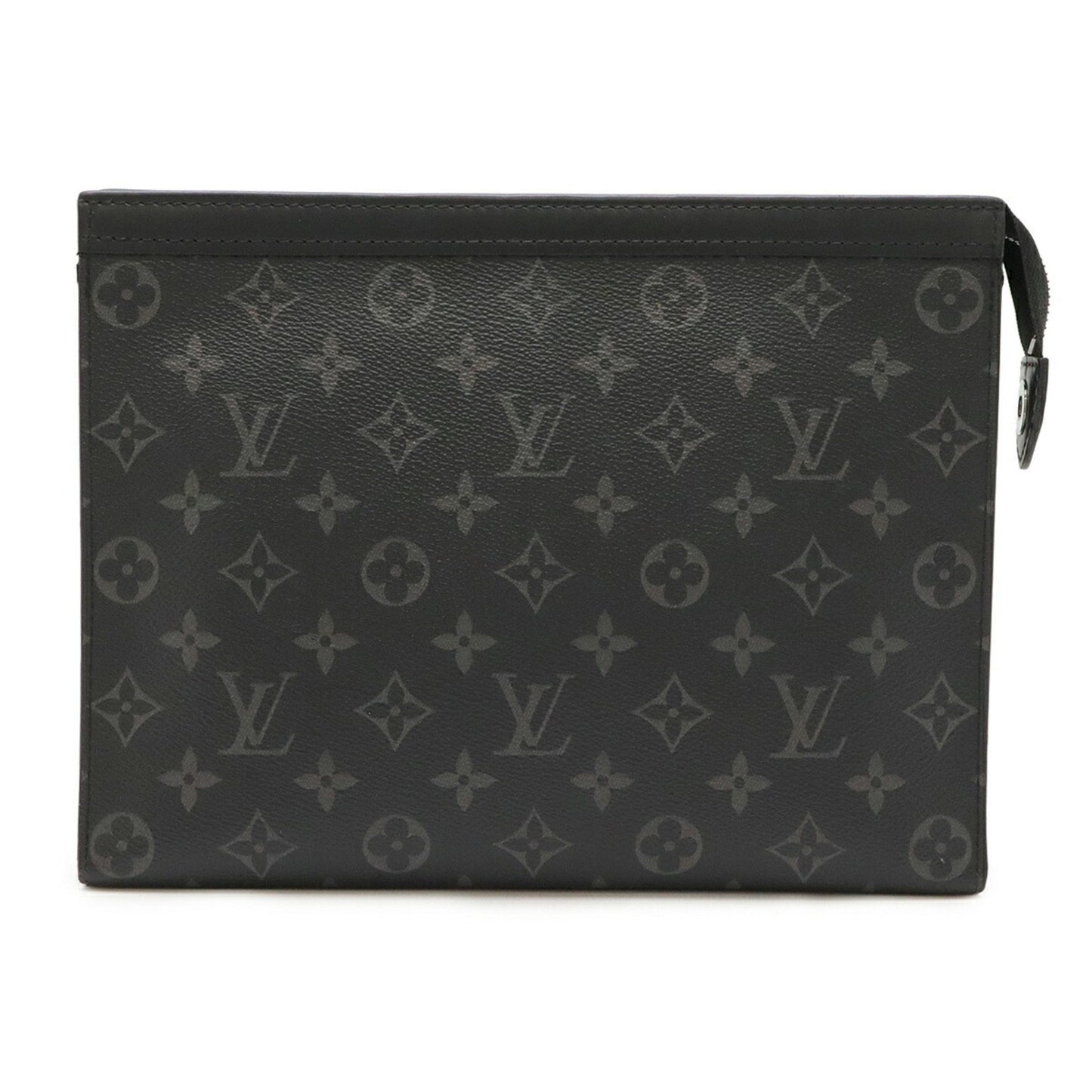 Louis Vuitton Pochette voyage, Black, Canvas, clutch
