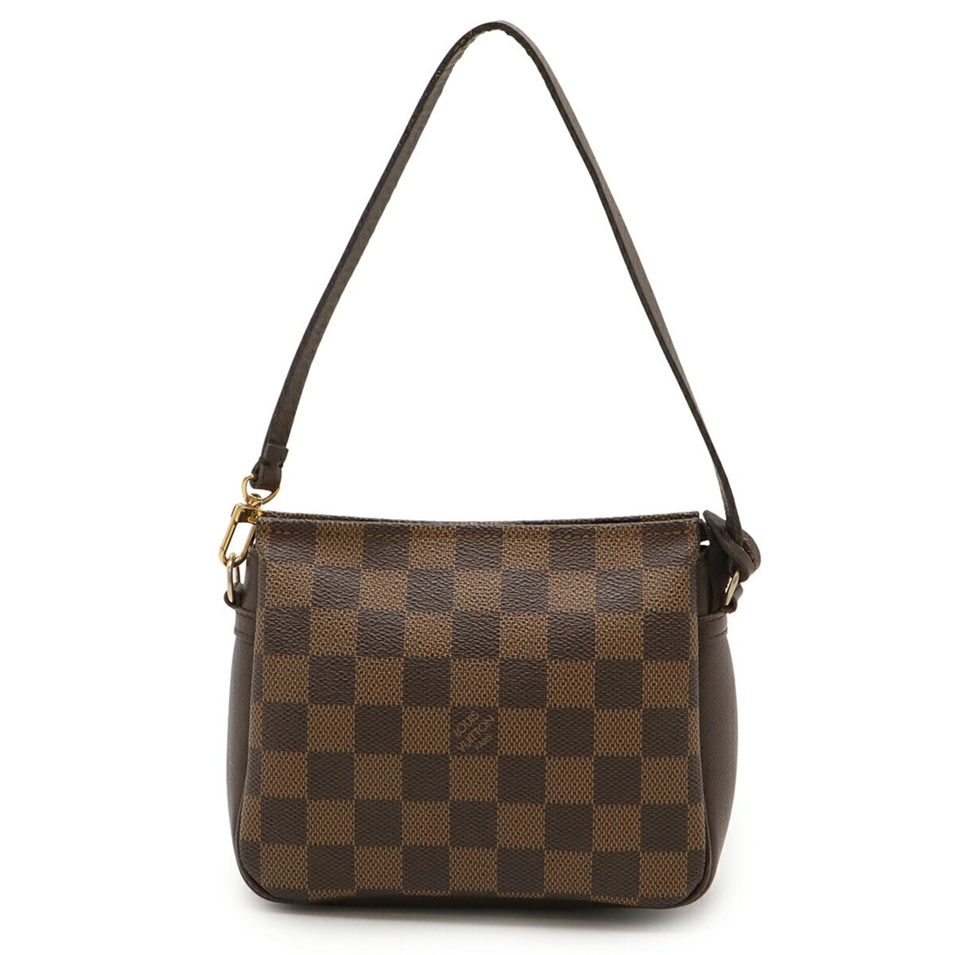 Louis Vuitton Trousse Make Up Bag, Brown, Canvas, clutch