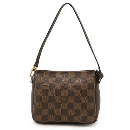 Louis Vuitton Trousse Make Up Bag, Brown, Canvas, clutch