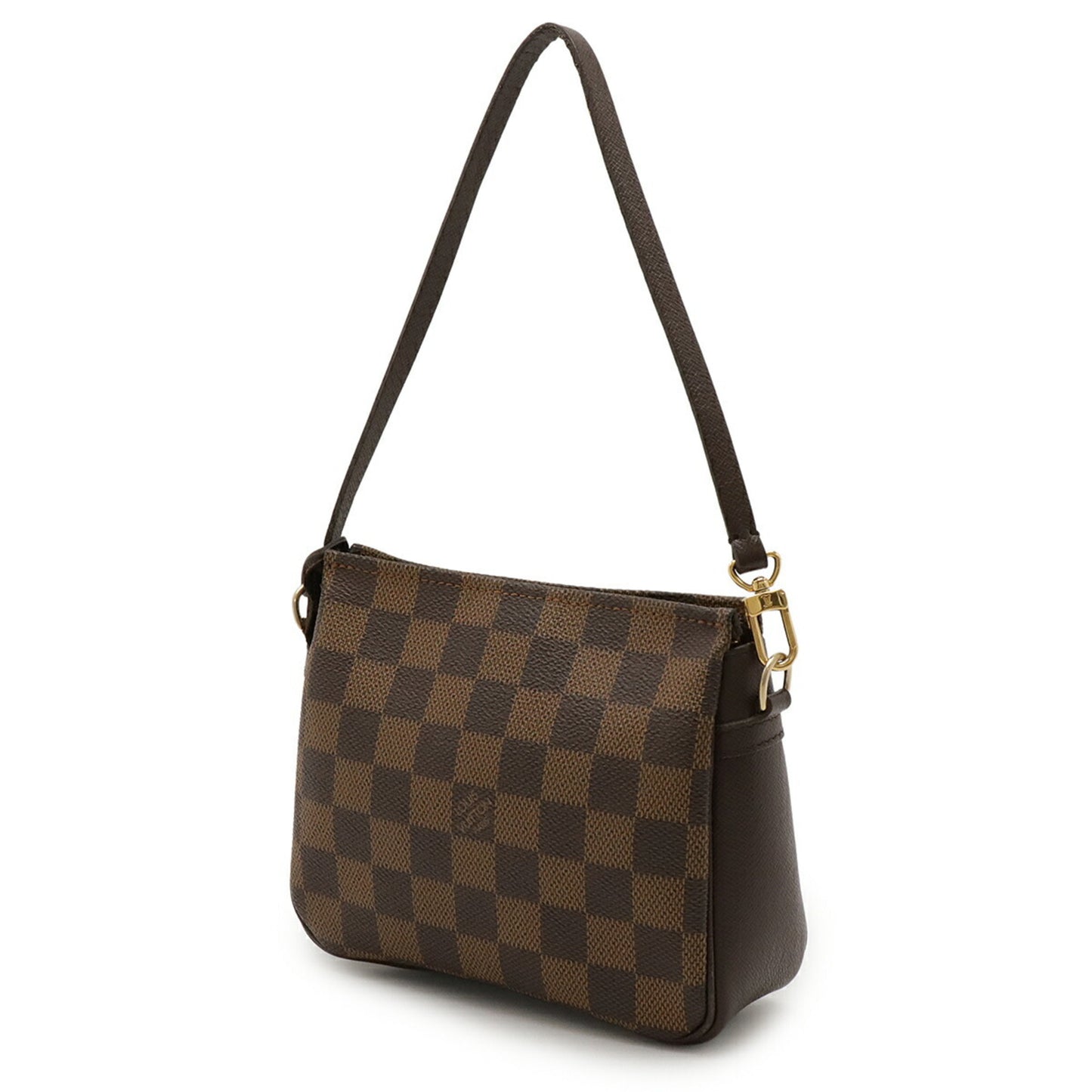 Louis Vuitton Trousse Make Up Bag, Brown, Canvas, clutch