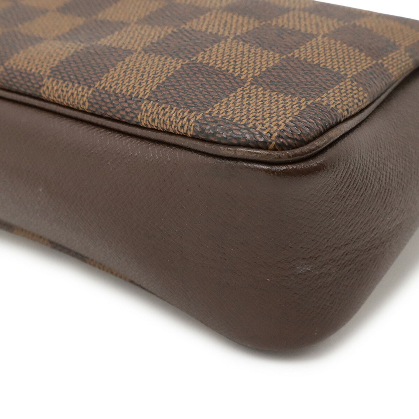 Louis Vuitton Trousse Make Up Bag, Brown, Canvas, clutch
