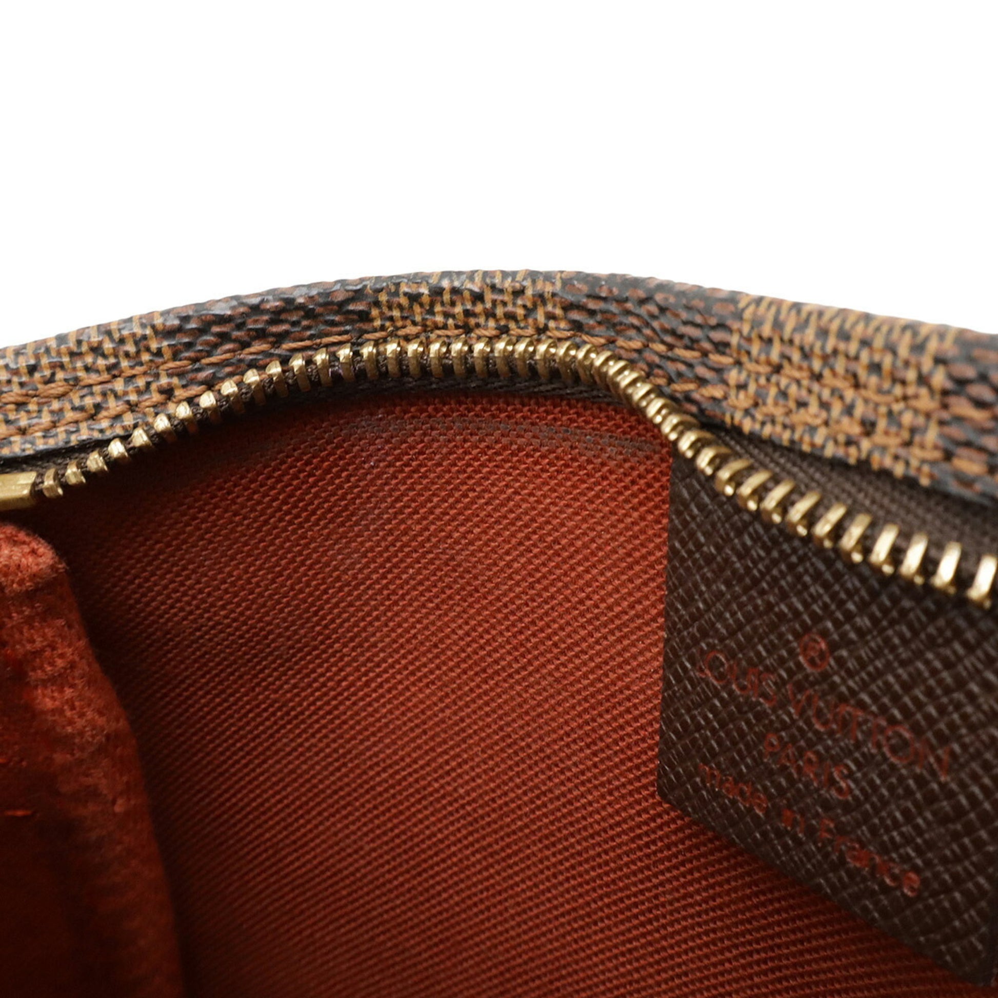 Louis Vuitton Trousse Make Up Bag, Brown, Canvas, clutch