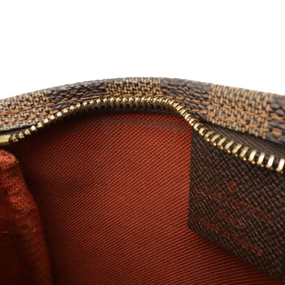 Louis Vuitton Trousse Make Up Bag, Brown, Canvas, clutch