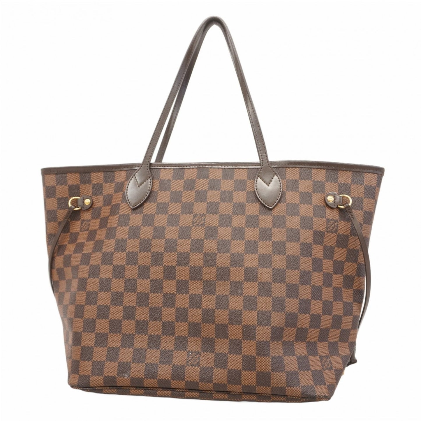 Louis Vuitton Neverfull MM, Brown, Canvas, tote