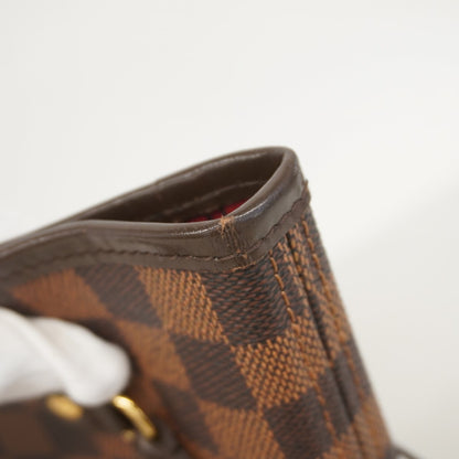 Louis Vuitton Neverfull MM, Brown, Canvas, tote