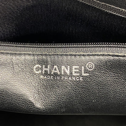 Chanel Coco Mark, Black, Leather, tote