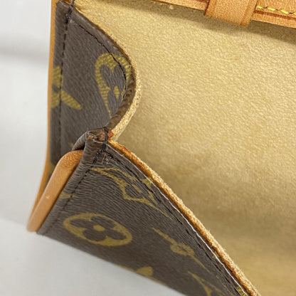 Louis Vuitton Twin, Brown, Canvas, clutch