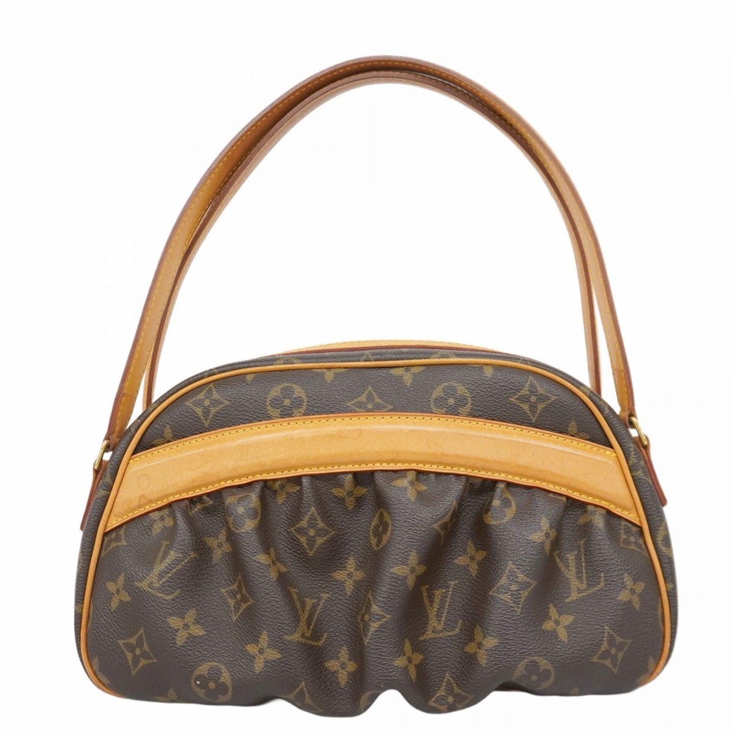 Louis Vuitton Clara, Brown, Canvas, handbag