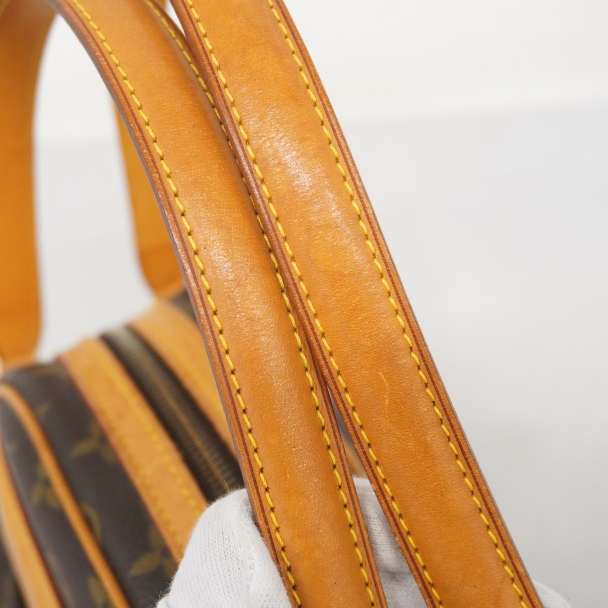 Louis Vuitton Clara, Brown, Canvas, handbag