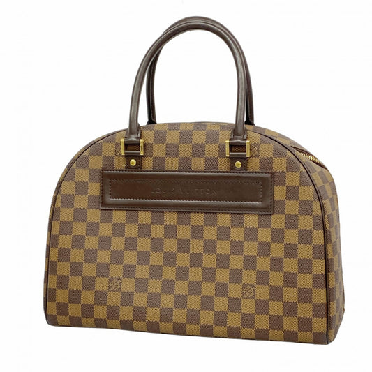 Louis Vuitton Nolita, Brown, Canvas, handbag