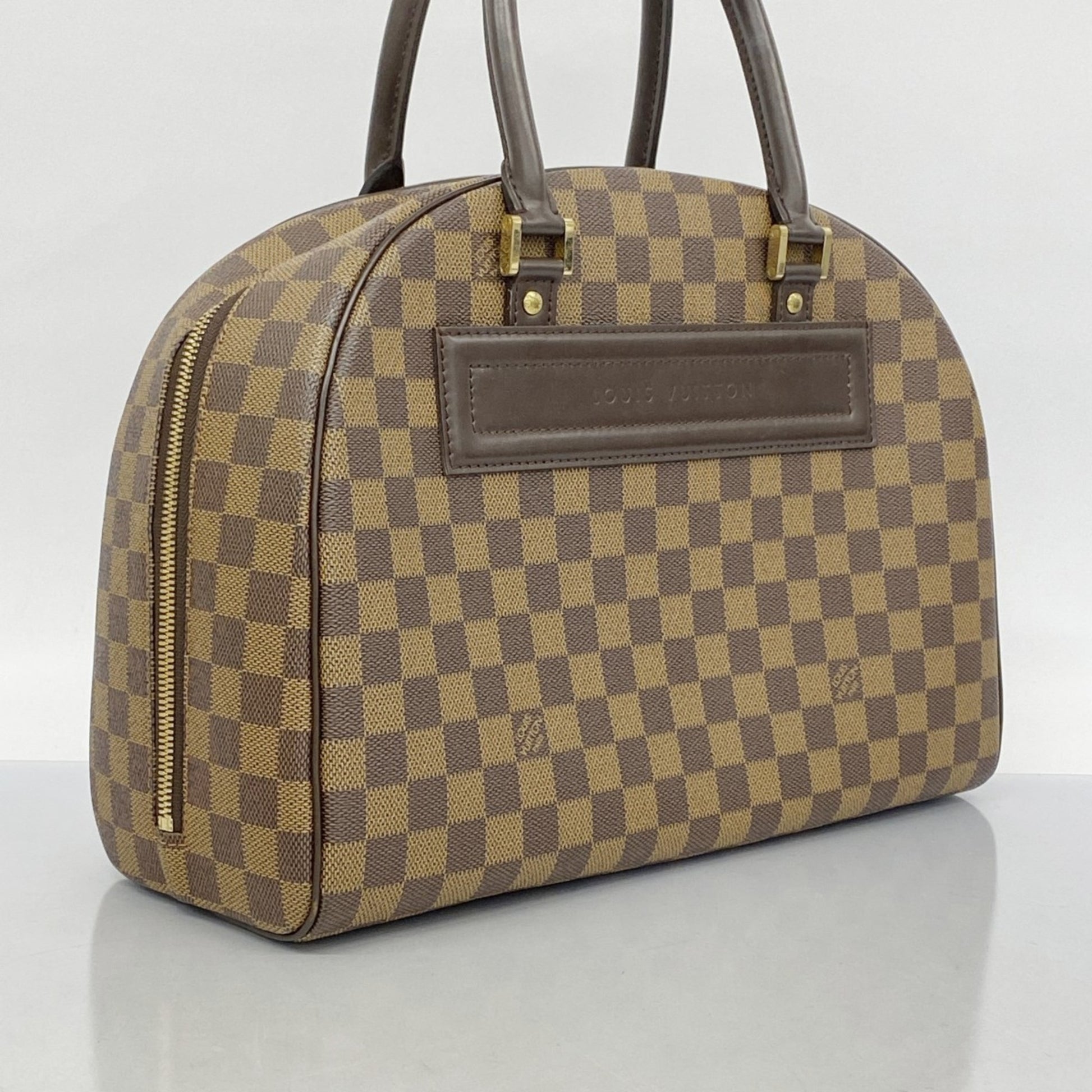 Louis Vuitton Nolita, Brown, Canvas, handbag