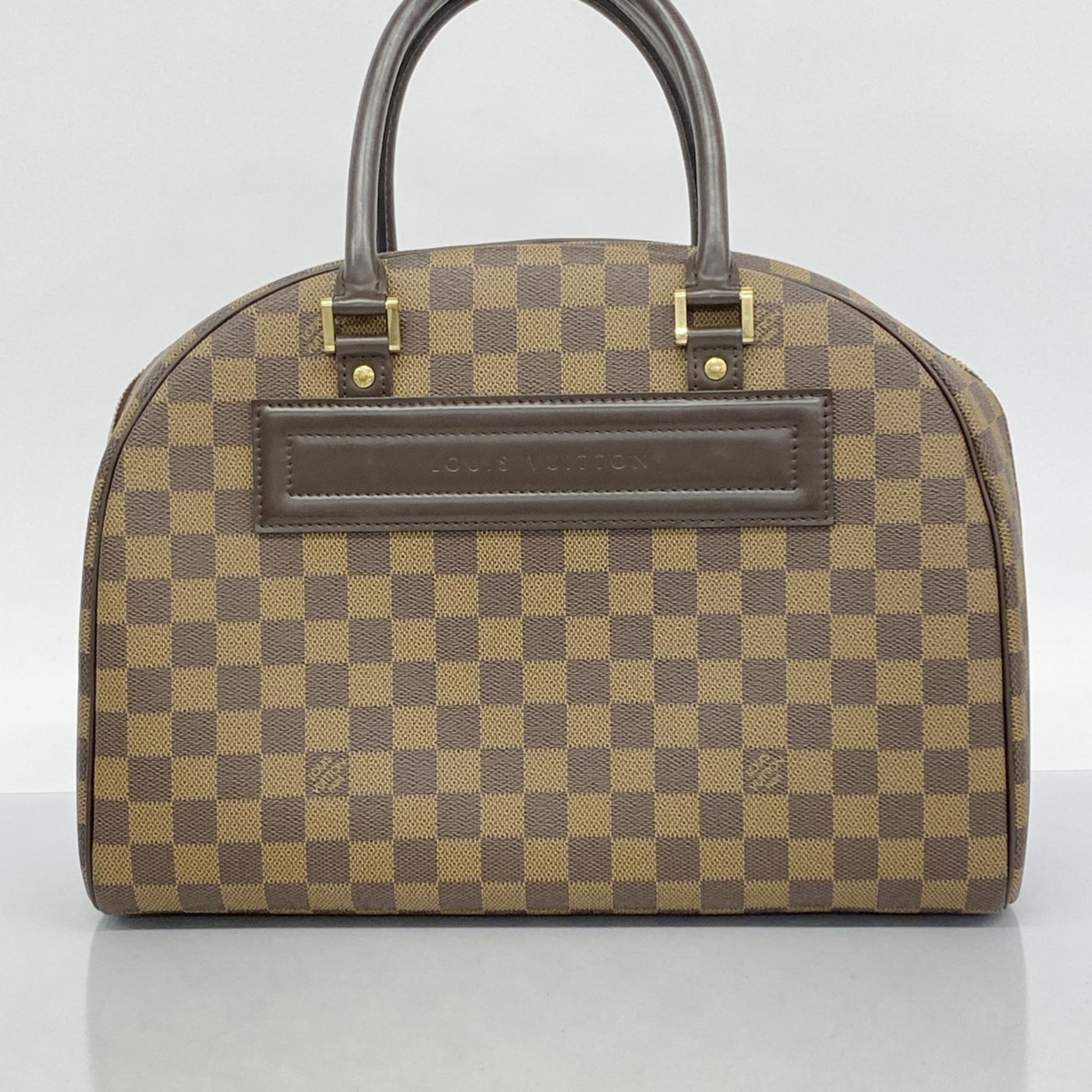 Louis Vuitton Nolita, Brown, Canvas, handbag