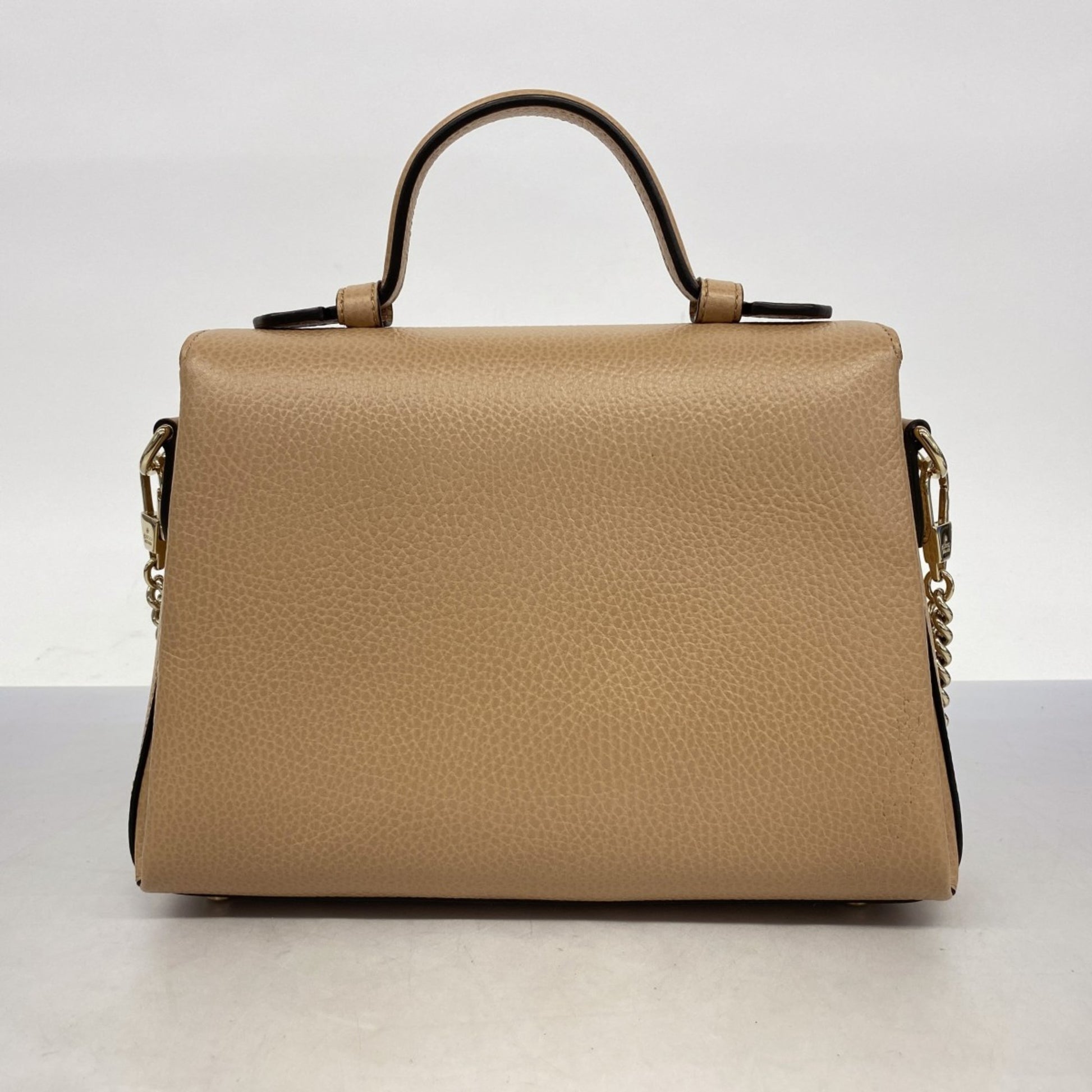 Gucci Interlocking G, Brown, Leather, handbag