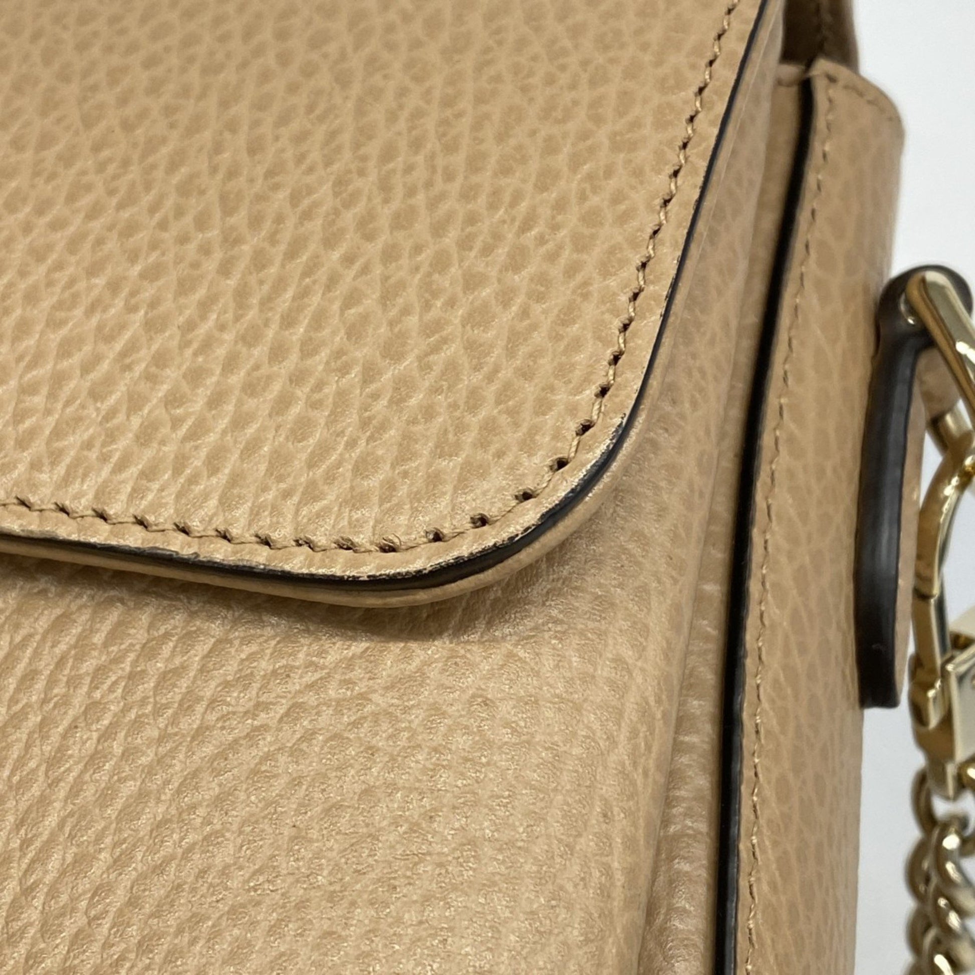Gucci Interlocking G, Brown, Leather, handbag