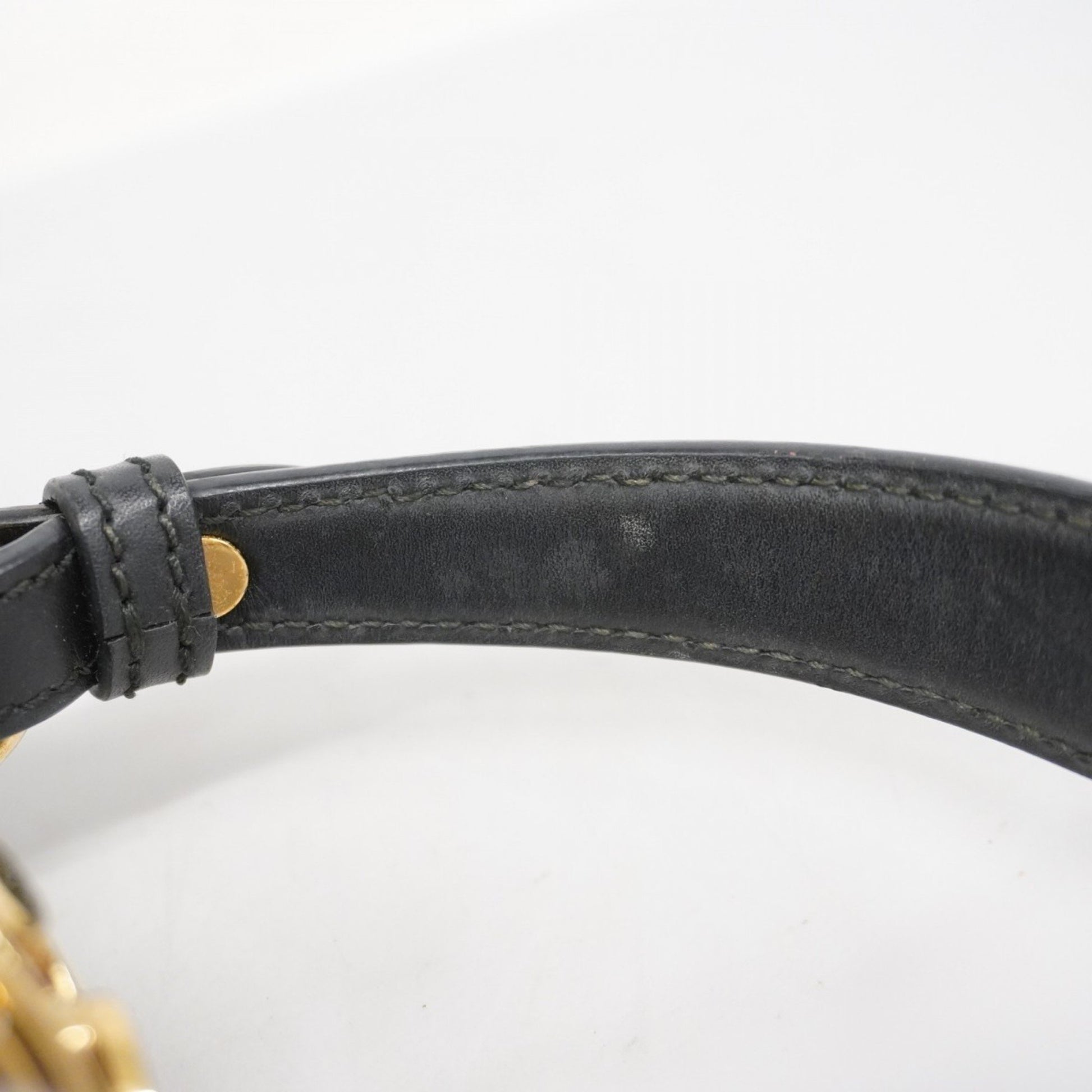 Gucci Sylvie, Black, Leather, handbag