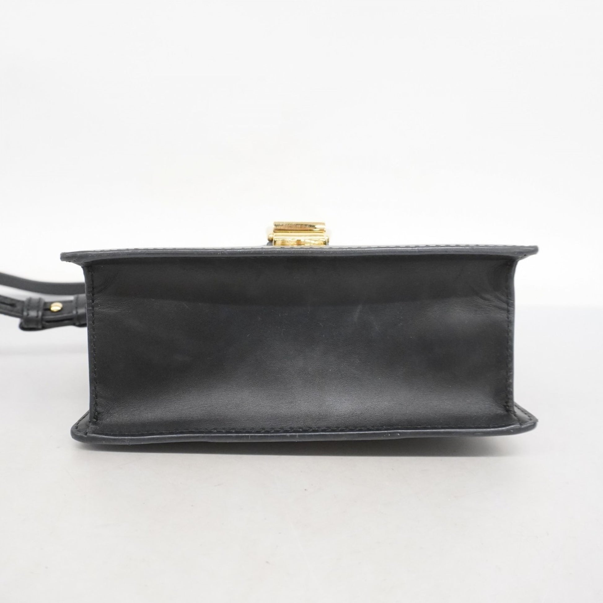 Gucci Sylvie, Black, Leather, handbag