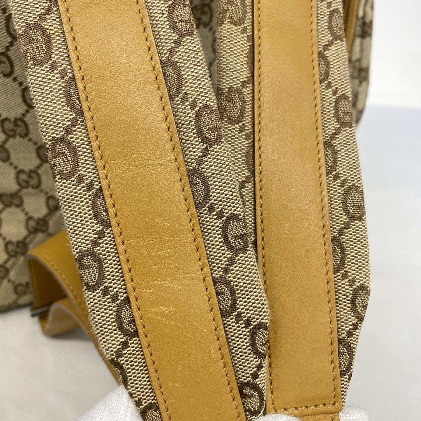 Gucci GG canvas, Beige, Canvas, backpack