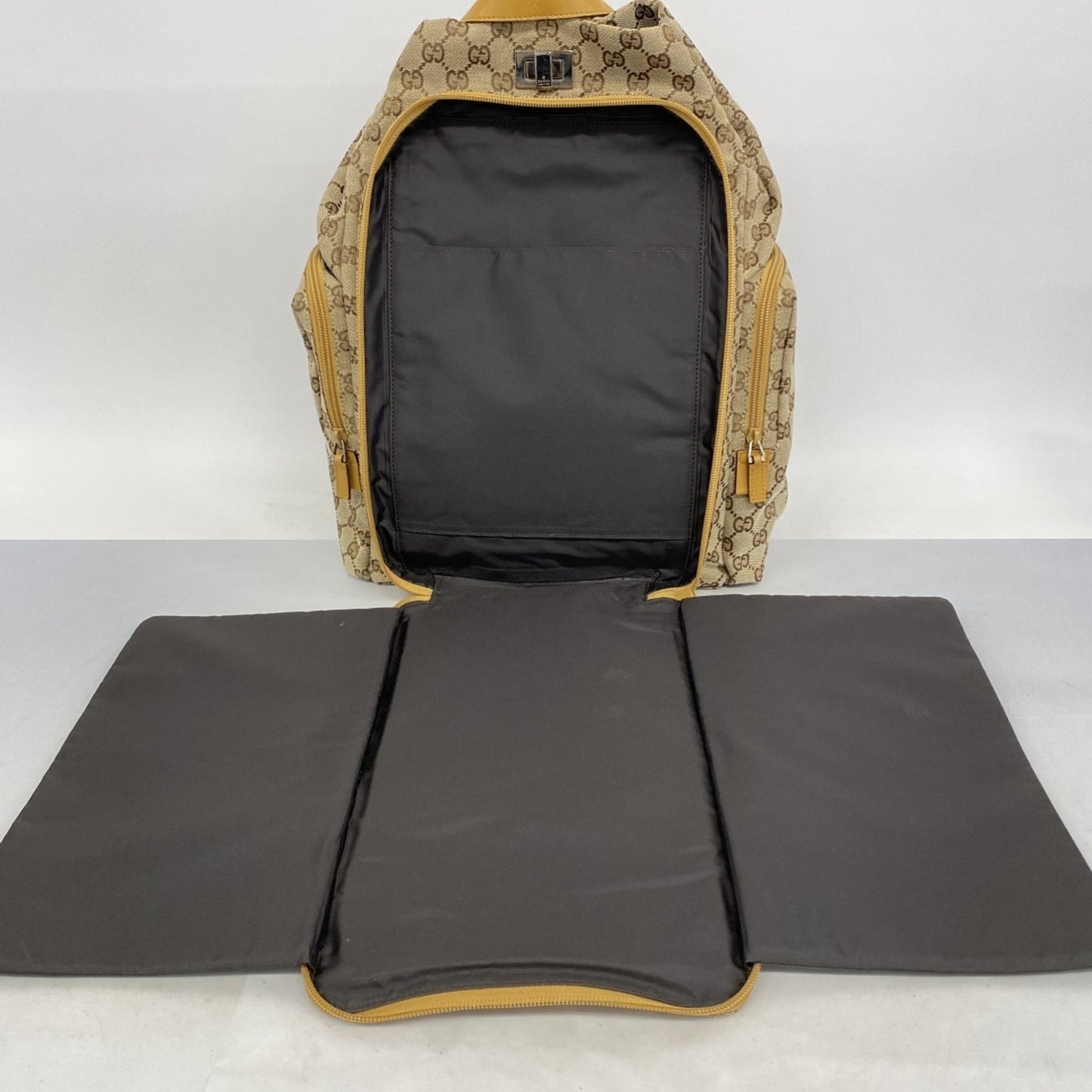 Gucci GG canvas, Beige, Canvas, backpack