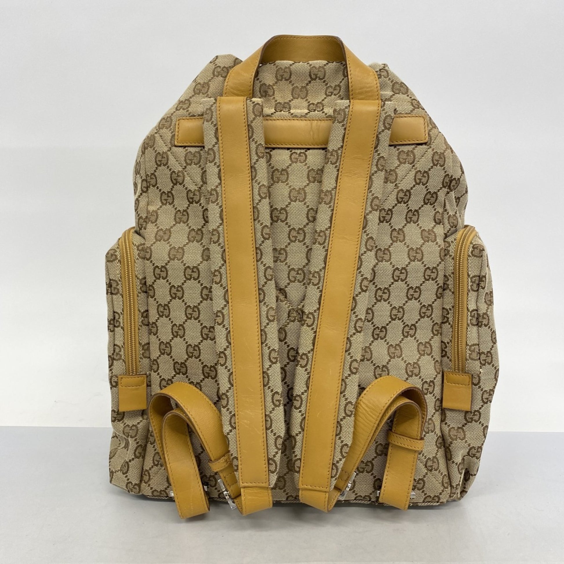 Gucci GG canvas, Beige, Canvas, backpack