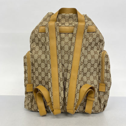 Gucci GG canvas, Beige, Canvas, backpack