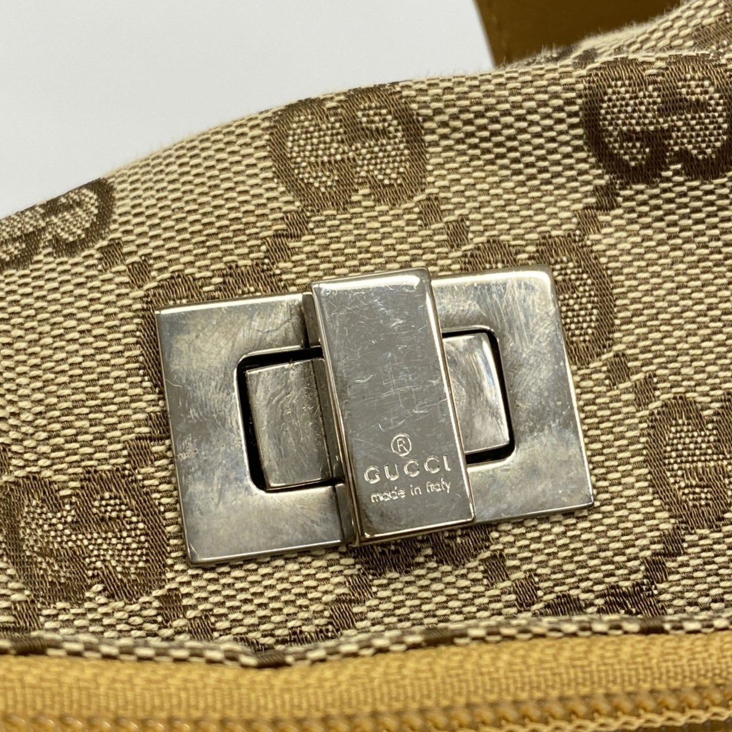 Gucci GG canvas, Beige, Canvas, backpack