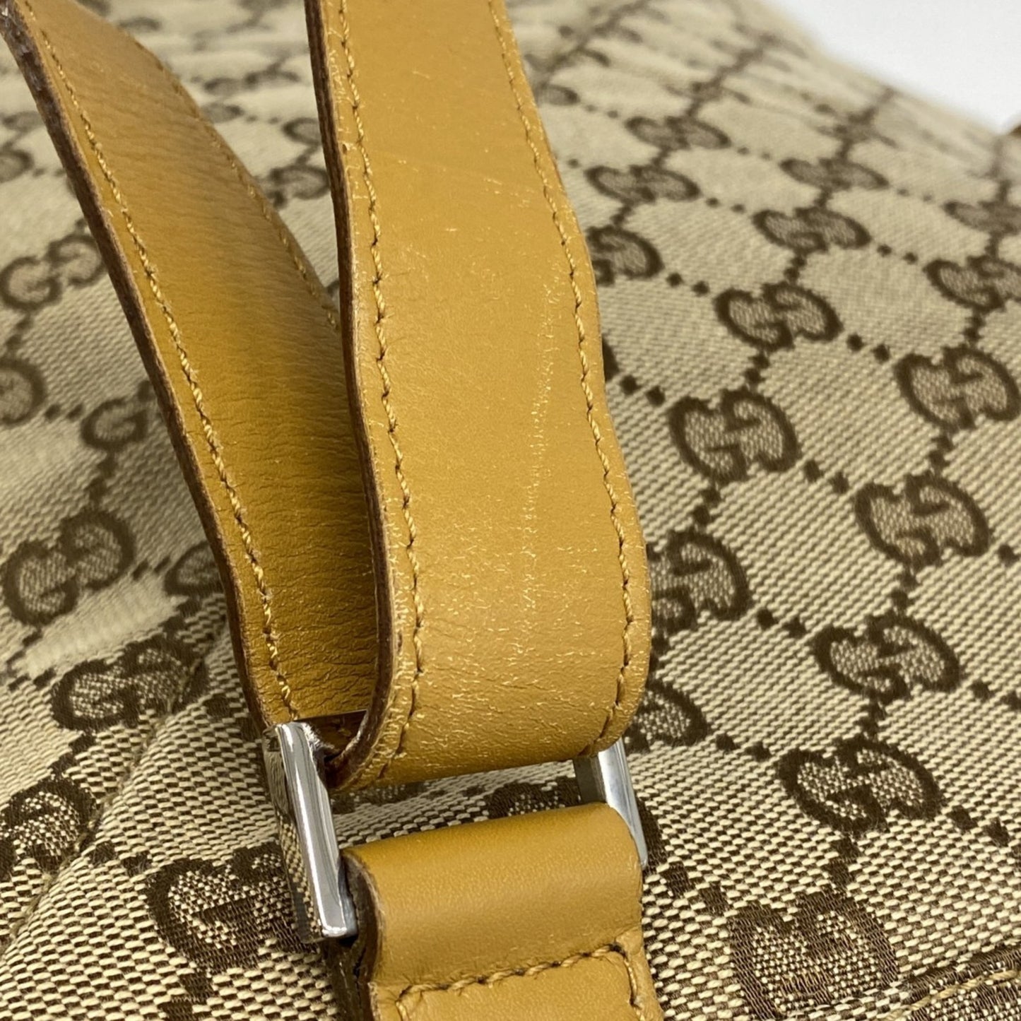 Gucci GG canvas, Beige, Canvas, backpack