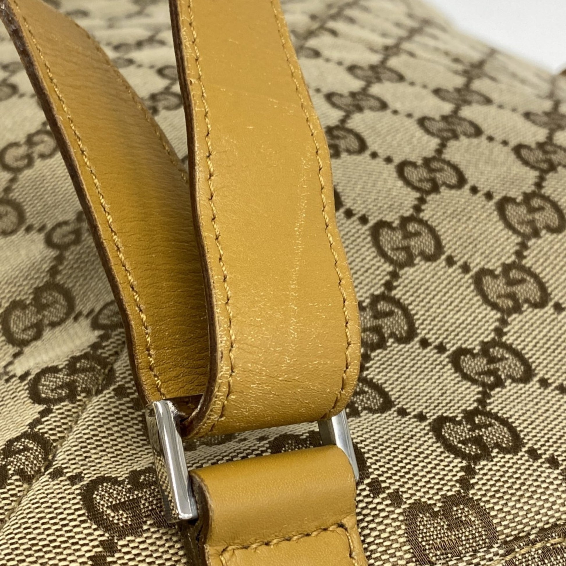 Gucci GG canvas, Beige, Canvas, backpack