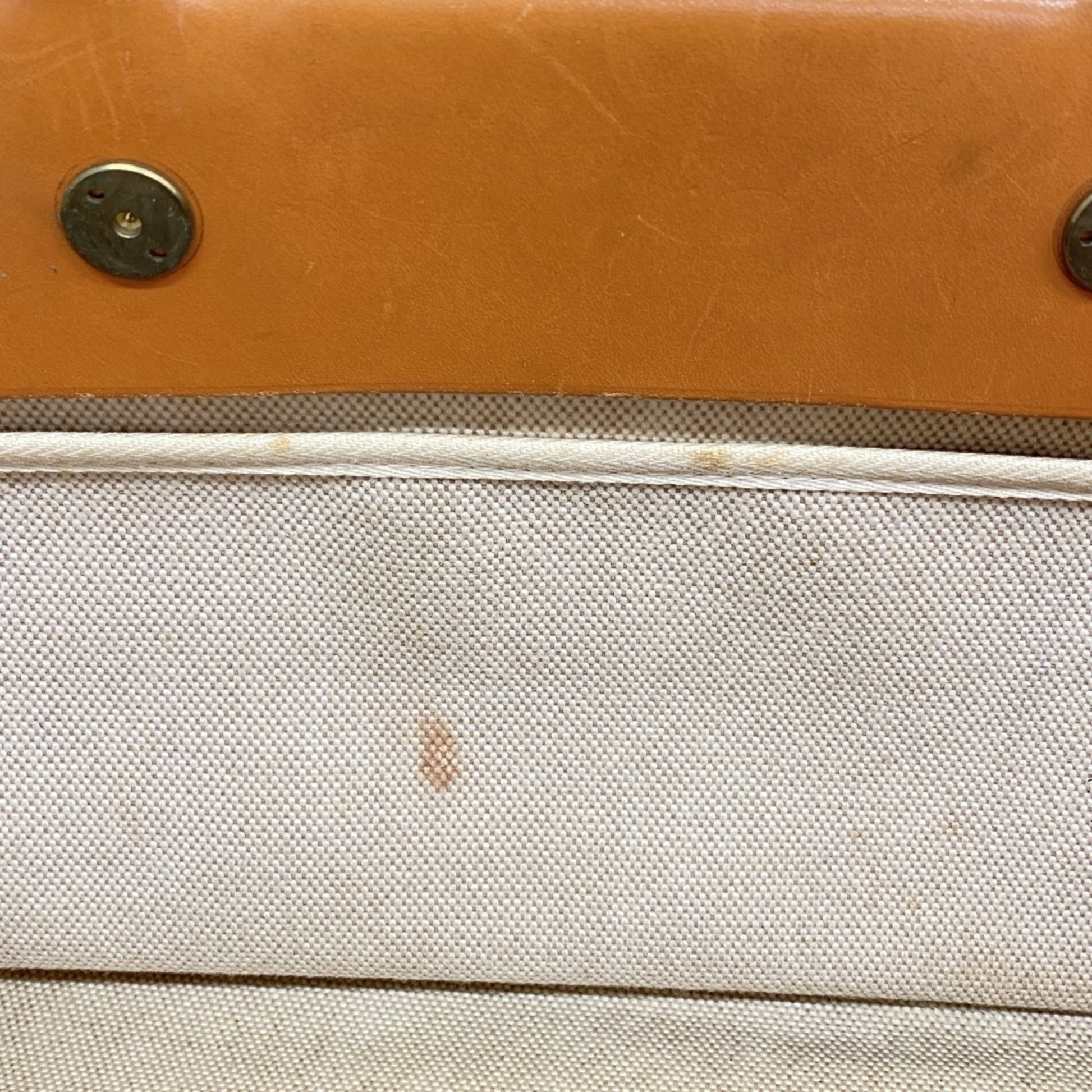 Hermès Herbag, Beige, Canvas, tote