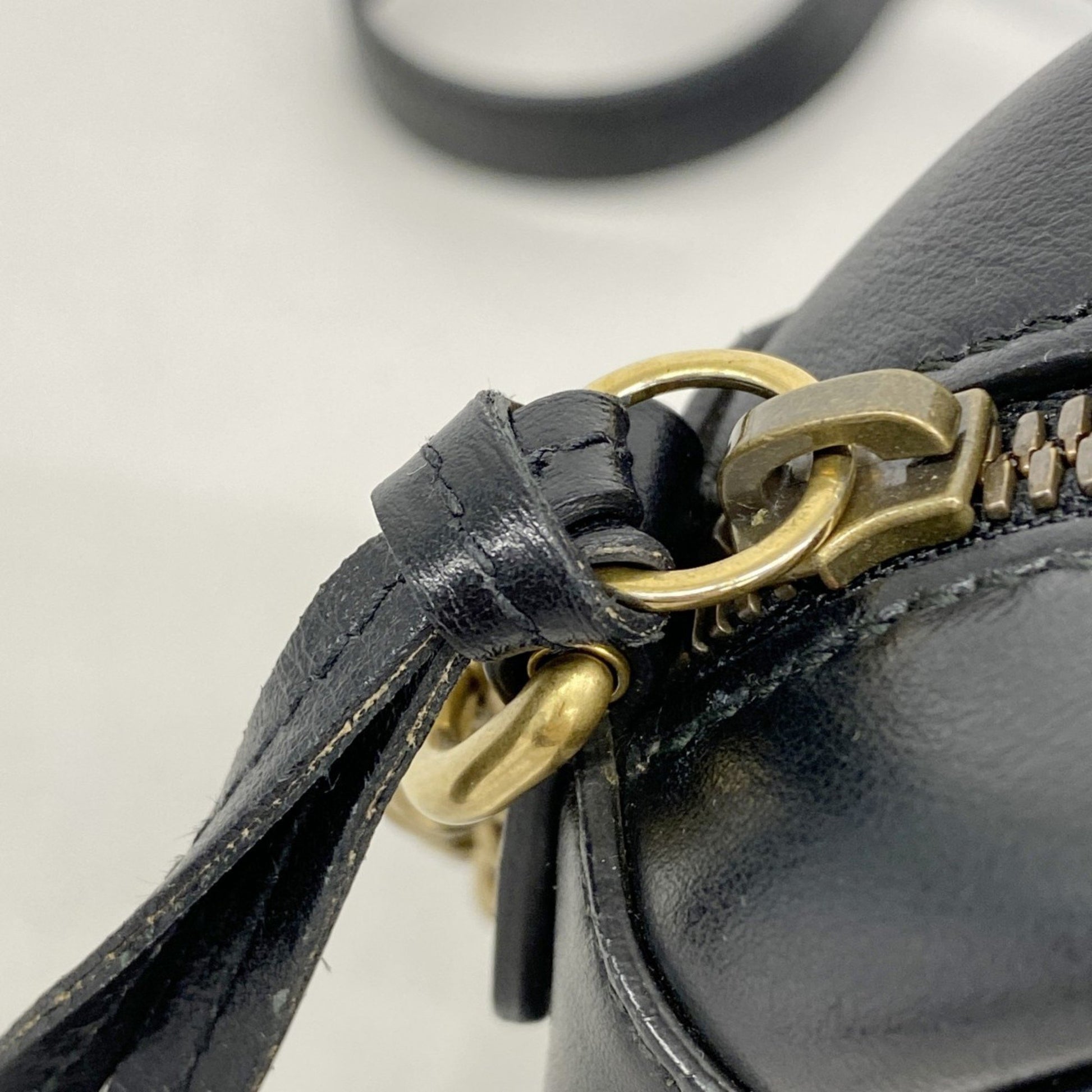 Gucci Marmont, Black, Leather, shoulder