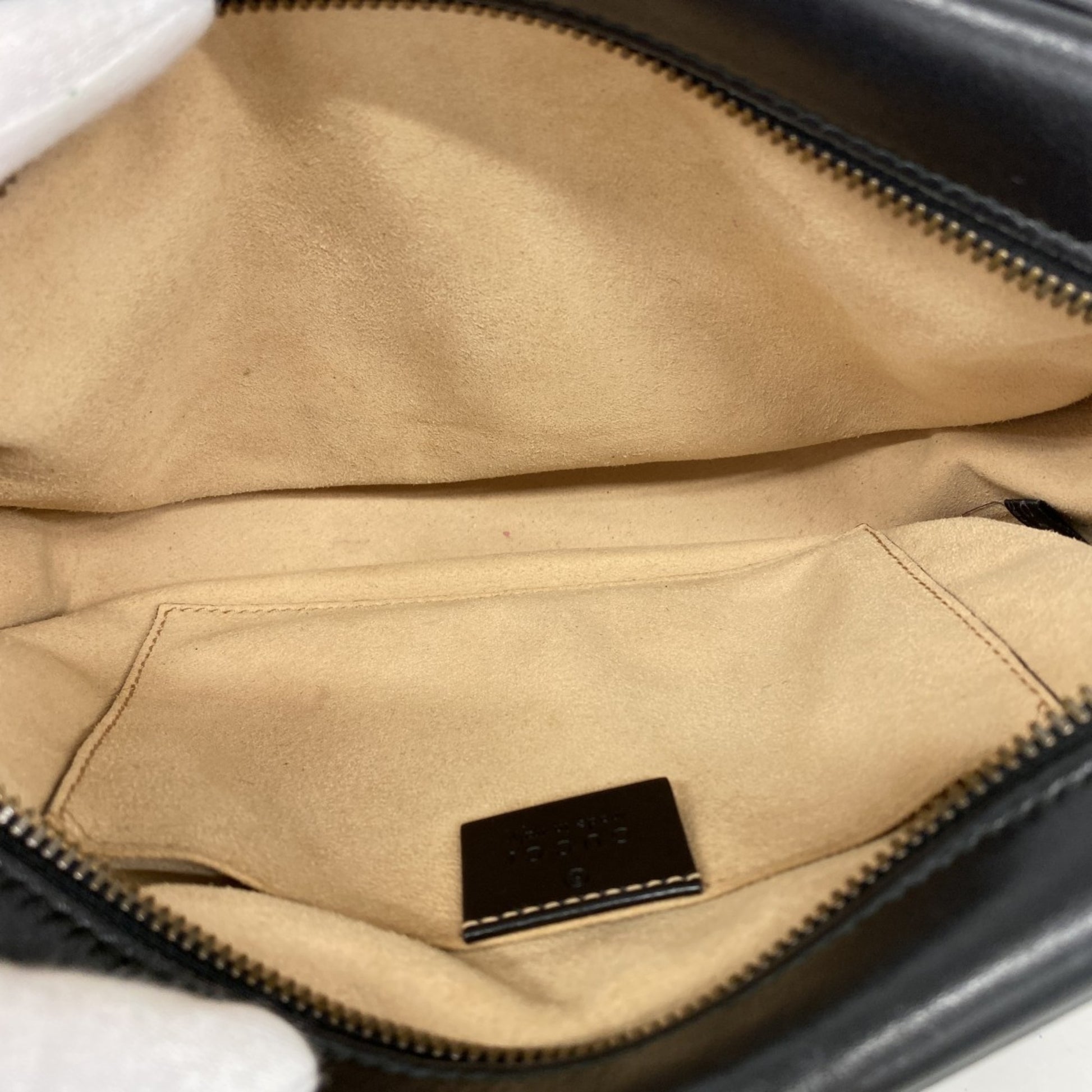 Gucci Marmont, Black, Leather, shoulder