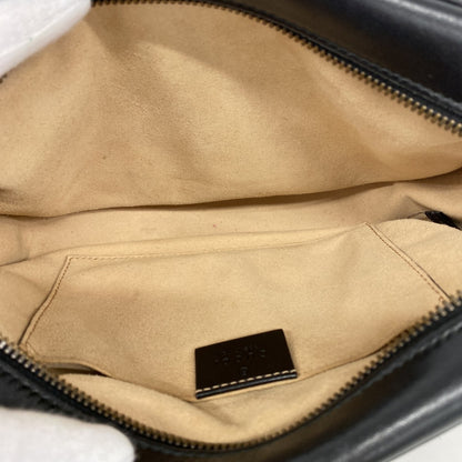 Gucci Marmont, Black, Leather, shoulder