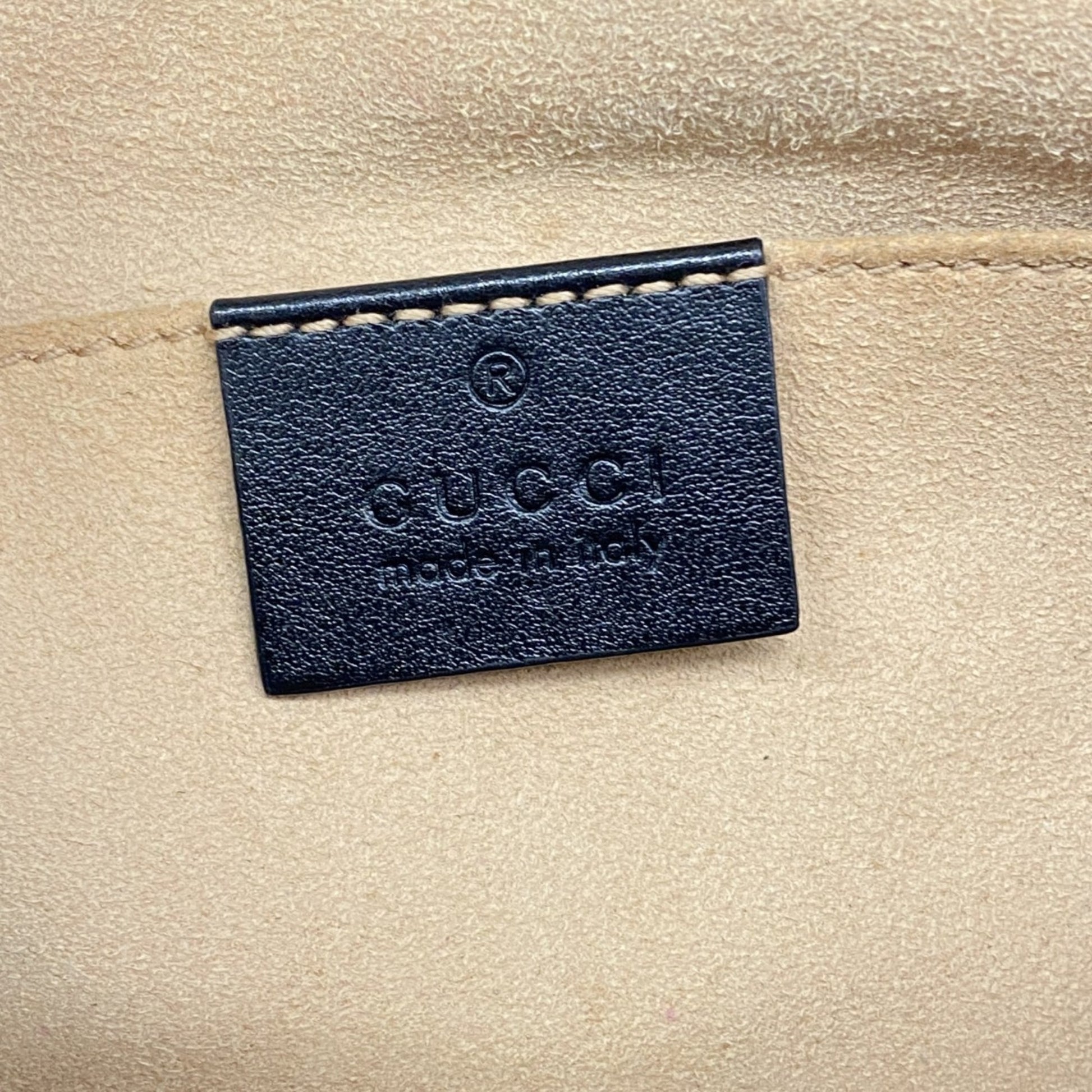 Gucci Marmont, Black, Leather, shoulder
