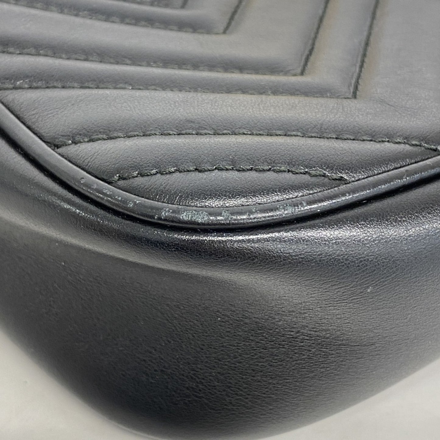 Gucci Marmont, Black, Leather, shoulder