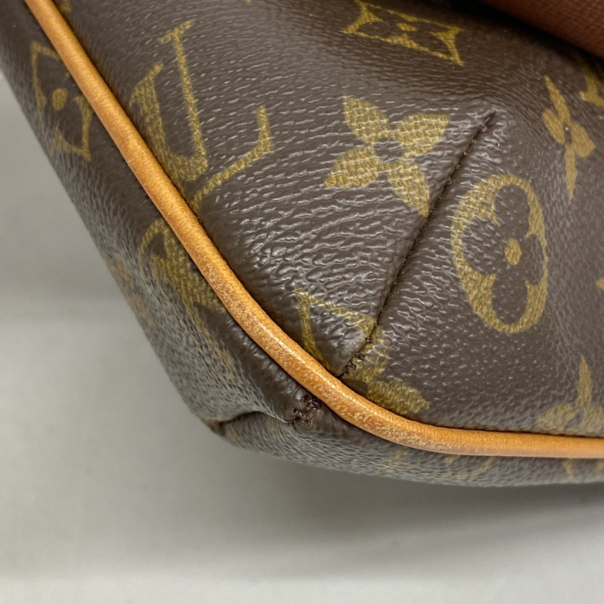 Louis Vuitton Musette Salsa, Brown, Canvas, shoulder