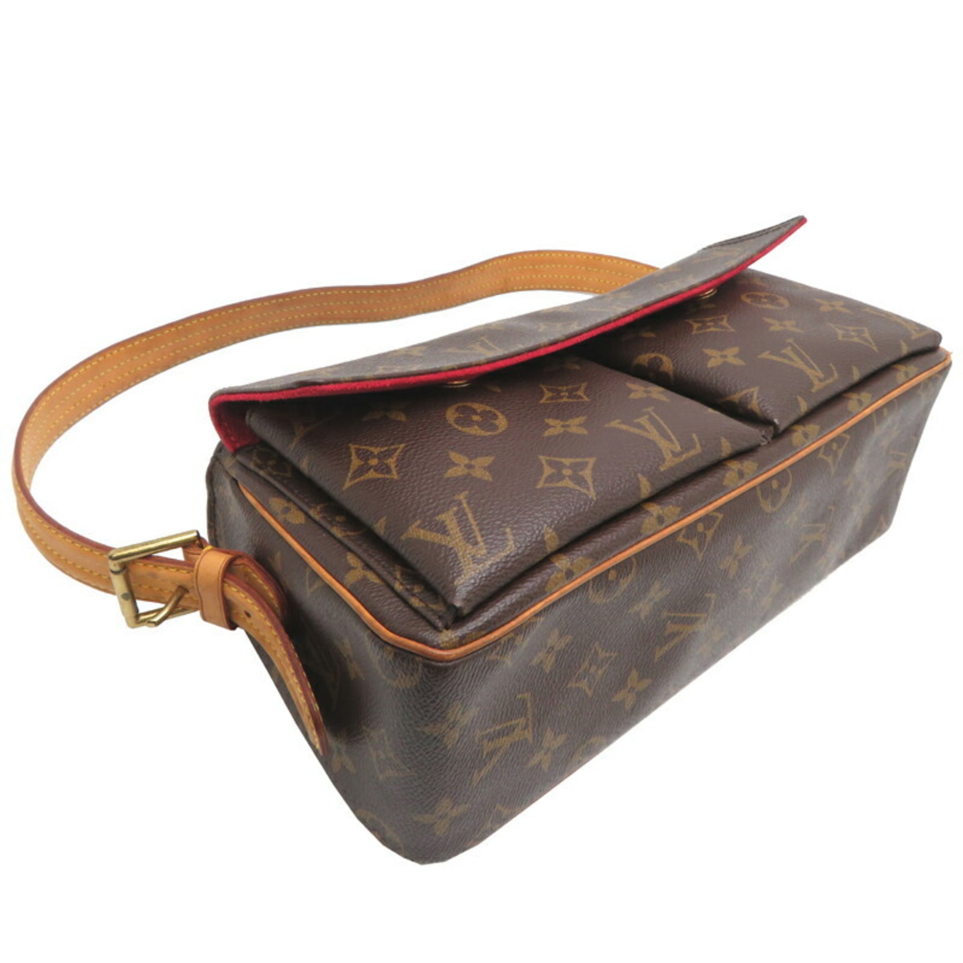 Louis Vuitton Viva Cité, Brown, Canvas, shoulder