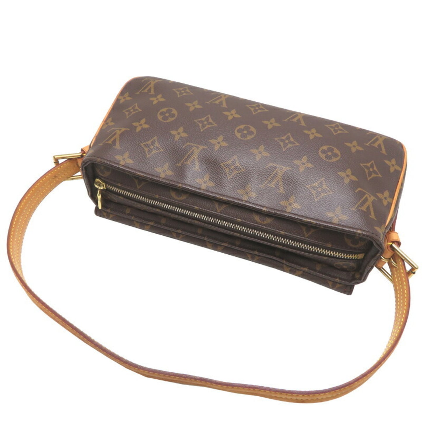 Louis Vuitton Viva Cité, Brown, Canvas, shoulder