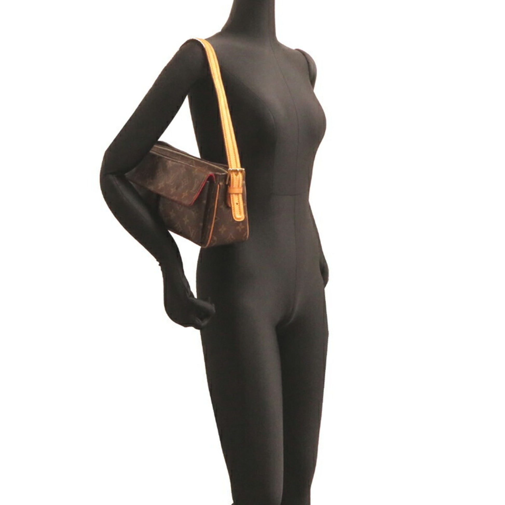 Louis Vuitton Viva Cité, Brown, Canvas, shoulder