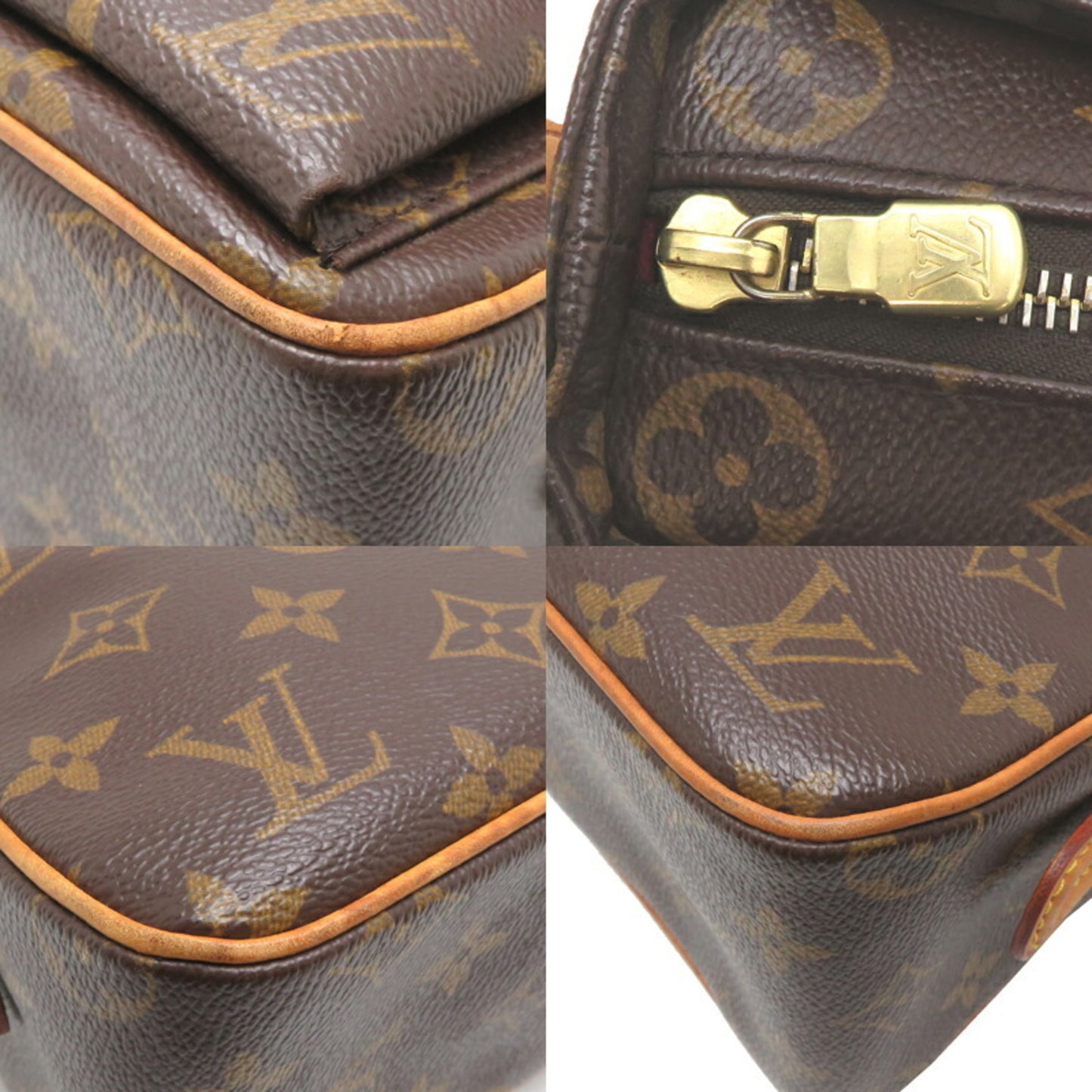 Louis Vuitton Viva Cité, Brown, Canvas, shoulder