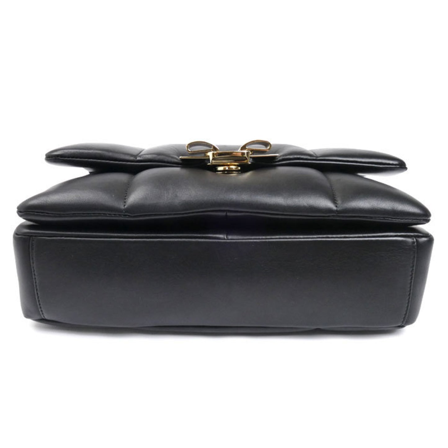 Salvatore Ferragamo Vara, Black, Leather, shoulder