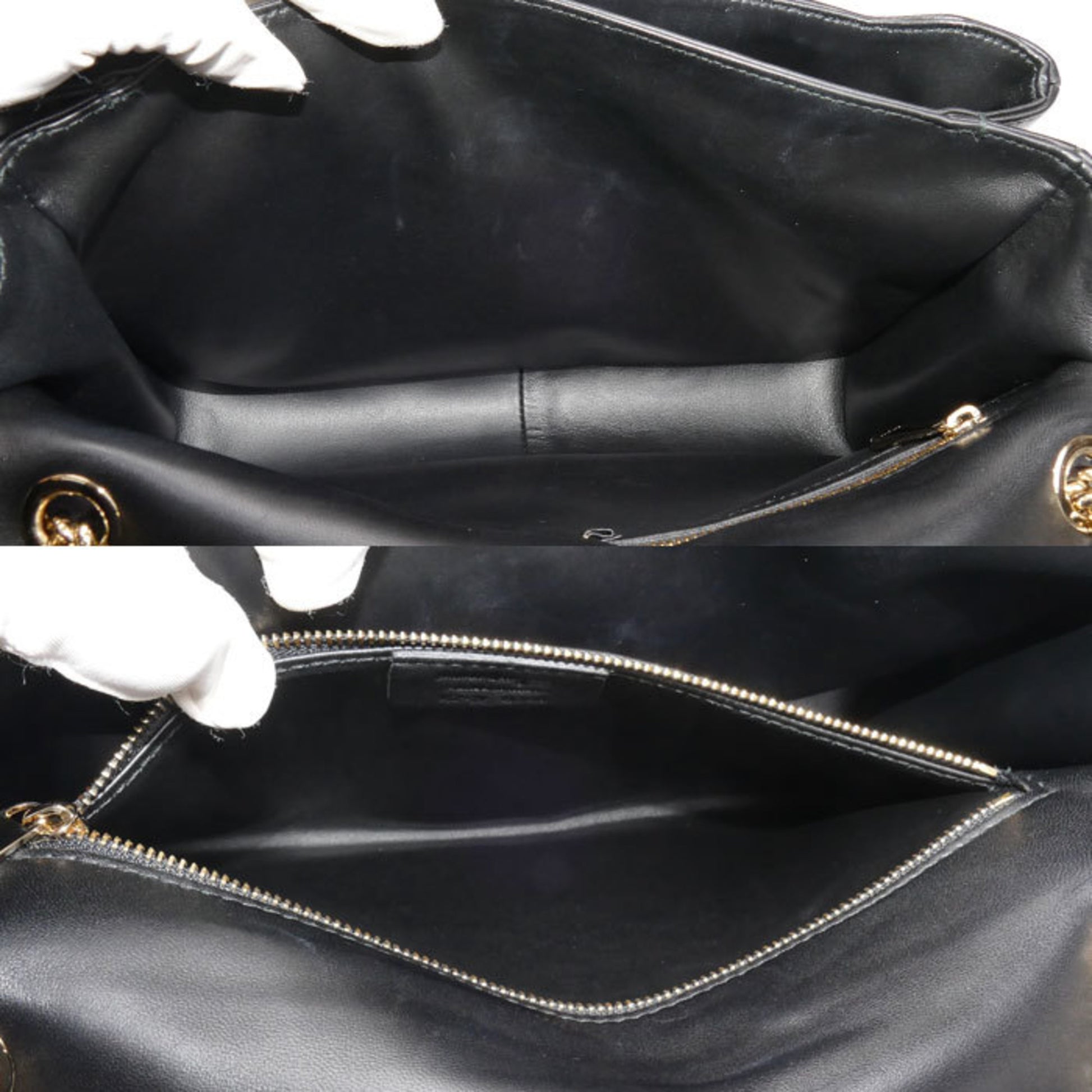 Salvatore Ferragamo Vara, Black, Leather, shoulder