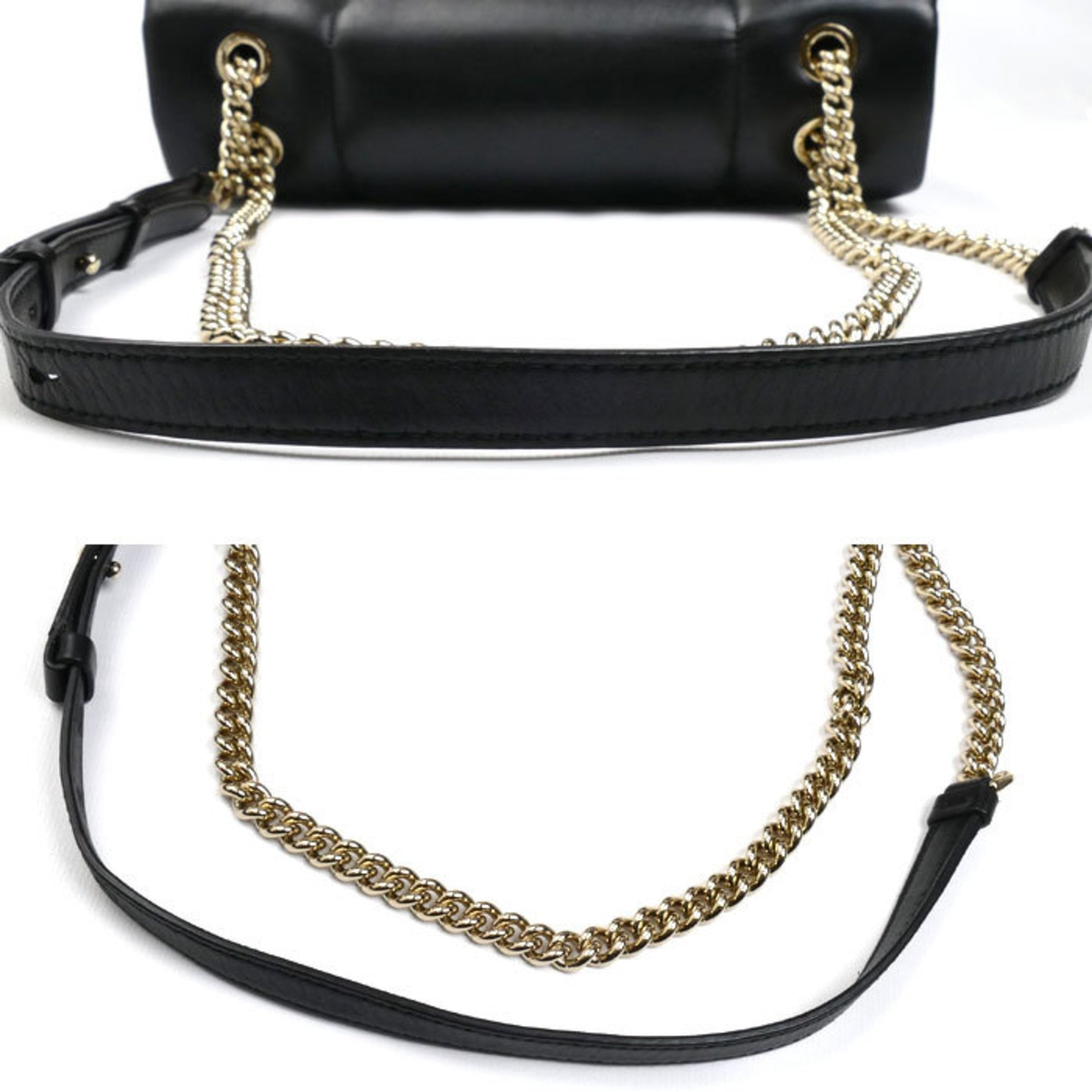 Salvatore Ferragamo Vara, Black, Leather, shoulder