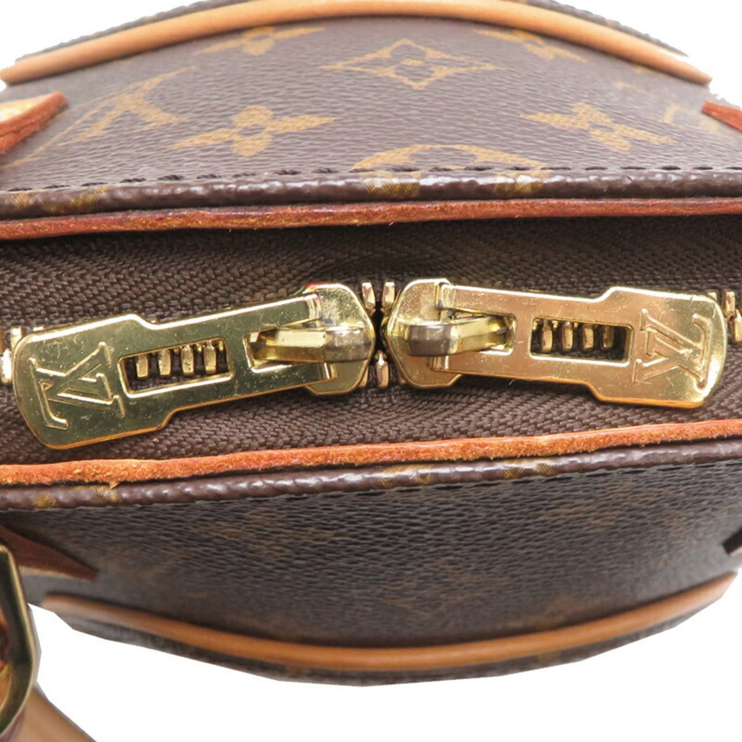 Louis Vuitton Ellipse PM, Brown, Canvas, handbag