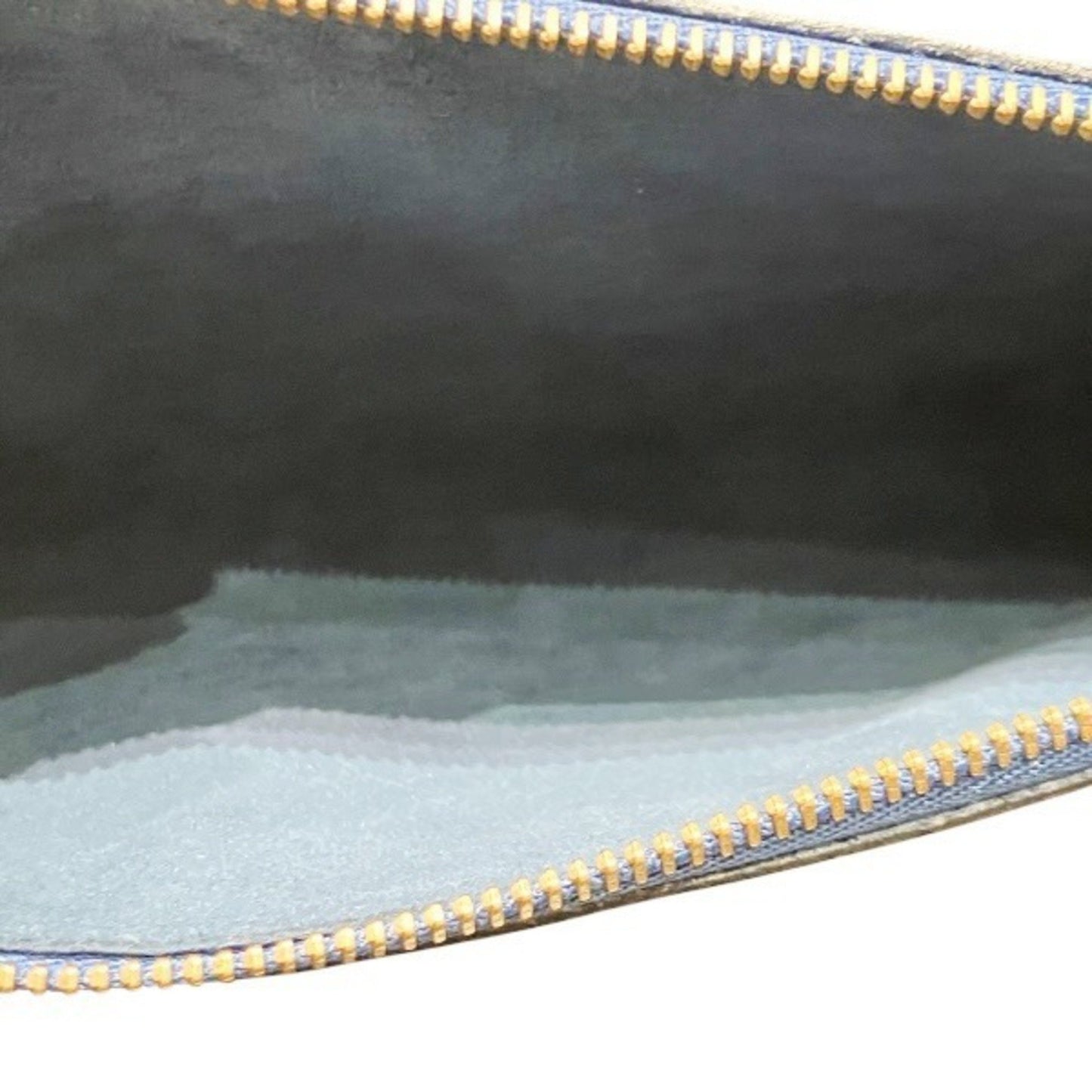 Louis Vuitton Pochette Accessoire, Blue, Leather, clutch