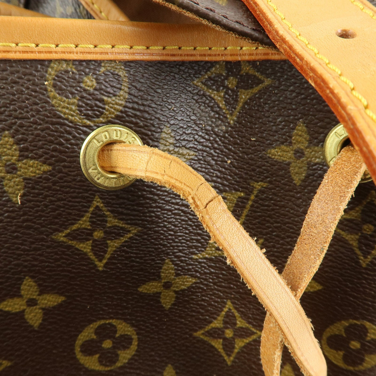Louis Vuitton Montsouris Monogram Canvas, Brown, Canvas, Backpack