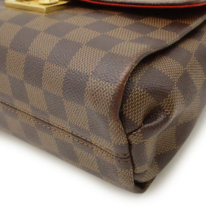 Louis Vuitton Croisette, Brown, Canvas, handbag