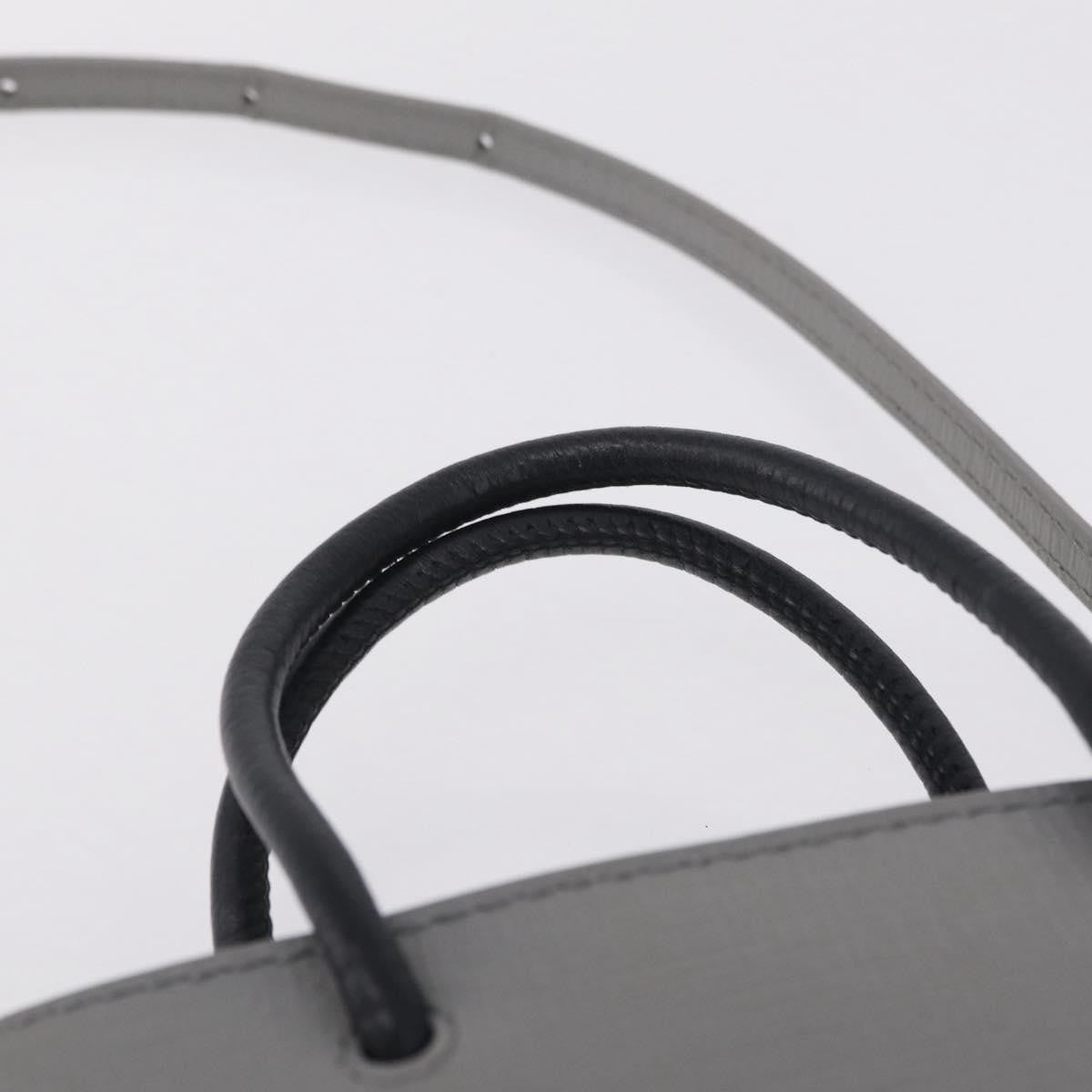 Balenciaga Shopping Leather, Gray, Leather, Tote Bag