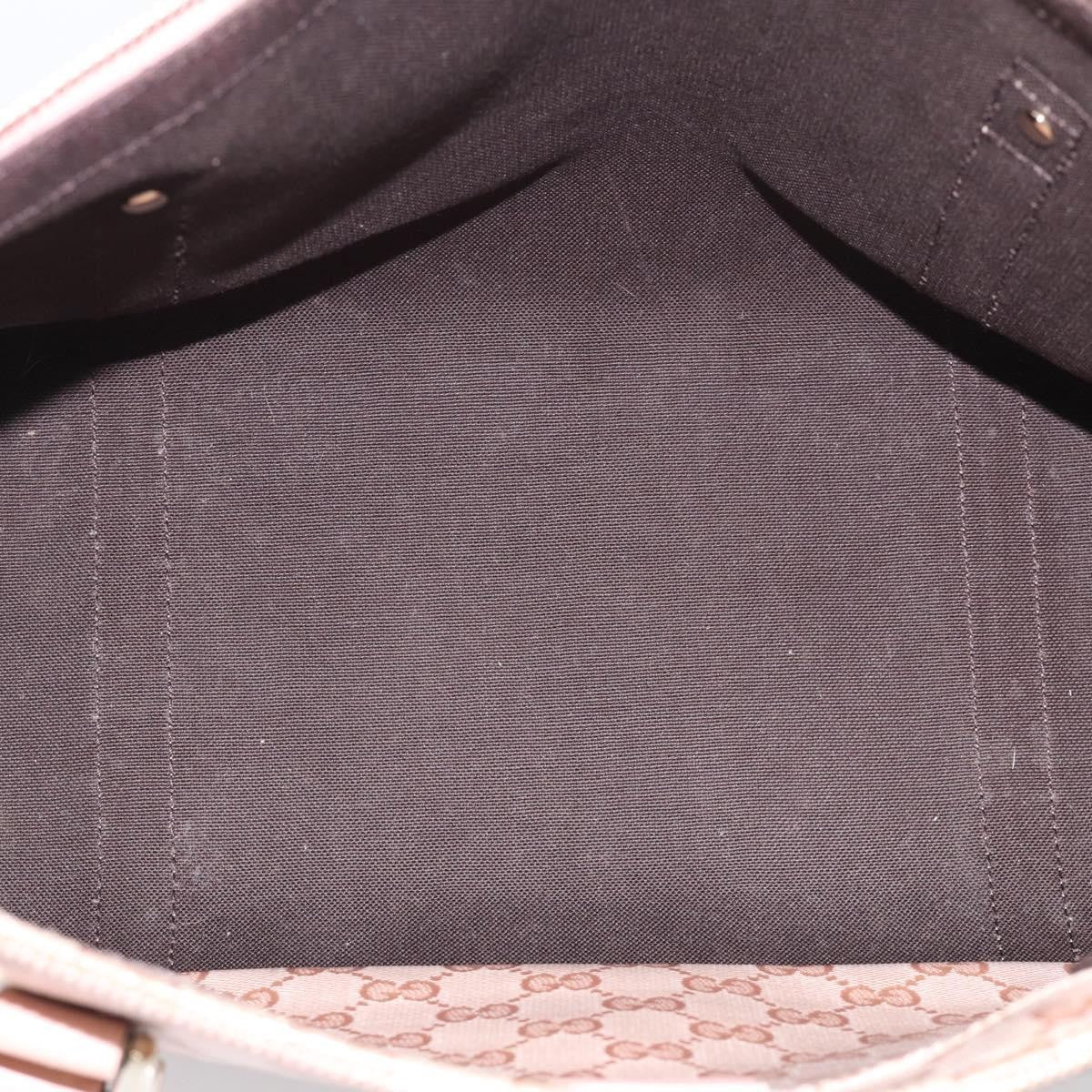 Gucci Abbey Zip Tote GG Canvas and Leather, Pink, Canvas, Handbag