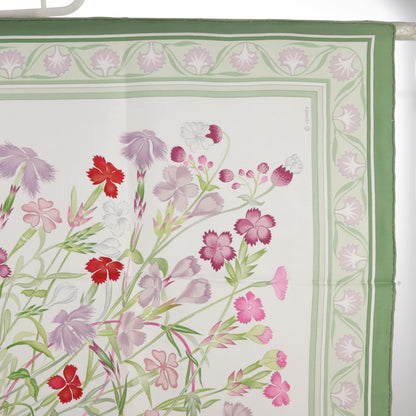 Hermes Carré 90 Silk multicolor, GREEN, SILK, Scarve & shawl