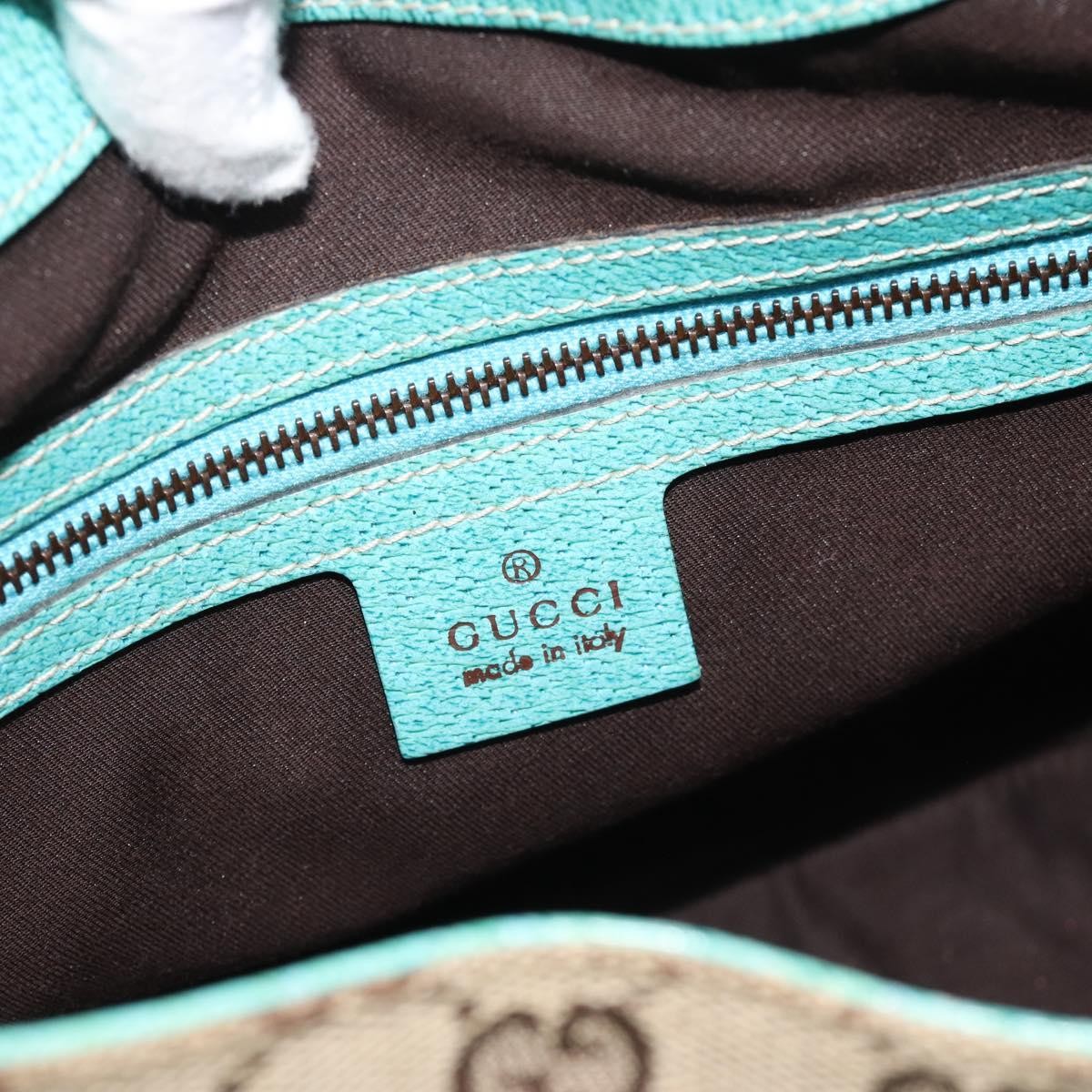 Gucci Jackie Canvas, Brown, Canvas, Handbag